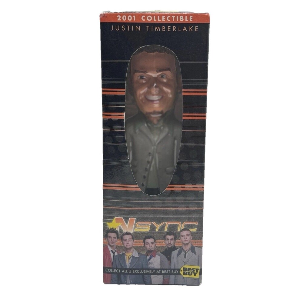 Vintage Bobble Head Justin Timberlake N SYNC Boy Band Collectible Best Buy 2001